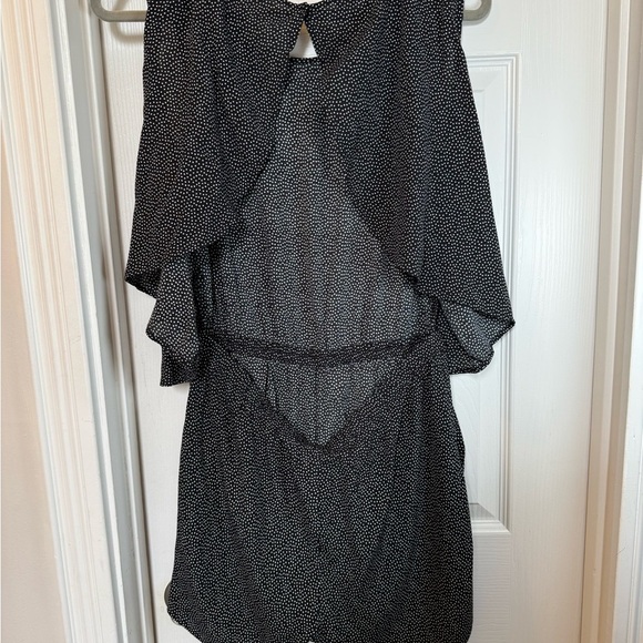 LOFT Black and White Polka Dot Romper #Backless #flattering - Picture 5 of 7